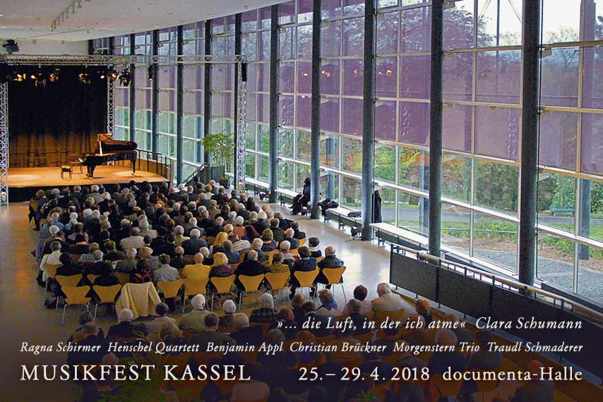 Musikfest Kassel 2018 – »... die Luft in der ich atme« Clara Schumann